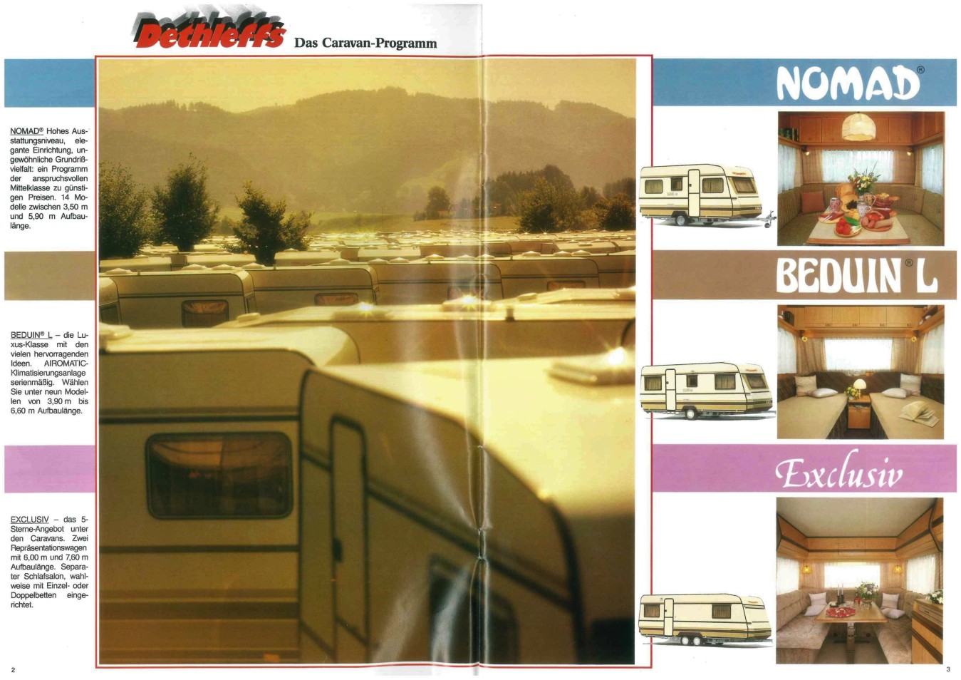 Dethleffs 1987 Prospekt 2