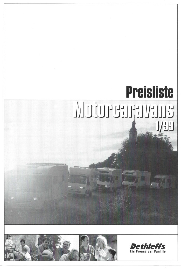 Dethleffs 1999 Motorcaravans Preisliste (1)
