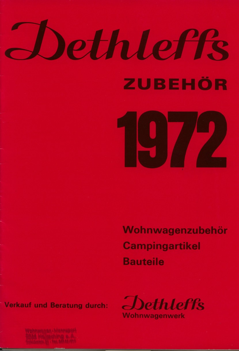 Dethleffs Zubehr 1972 01