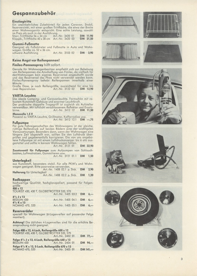 Dethleffs Zubehr 1972 03