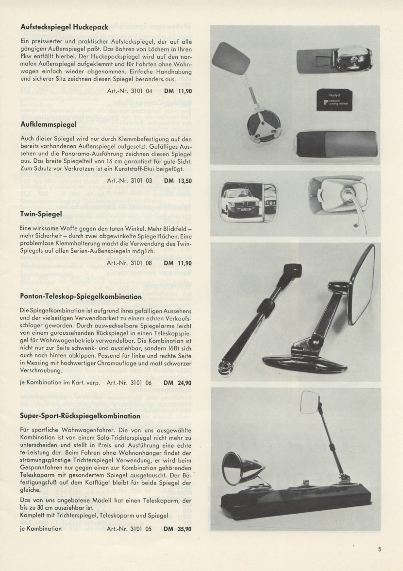 Dethleffs Zubehr 1972 05