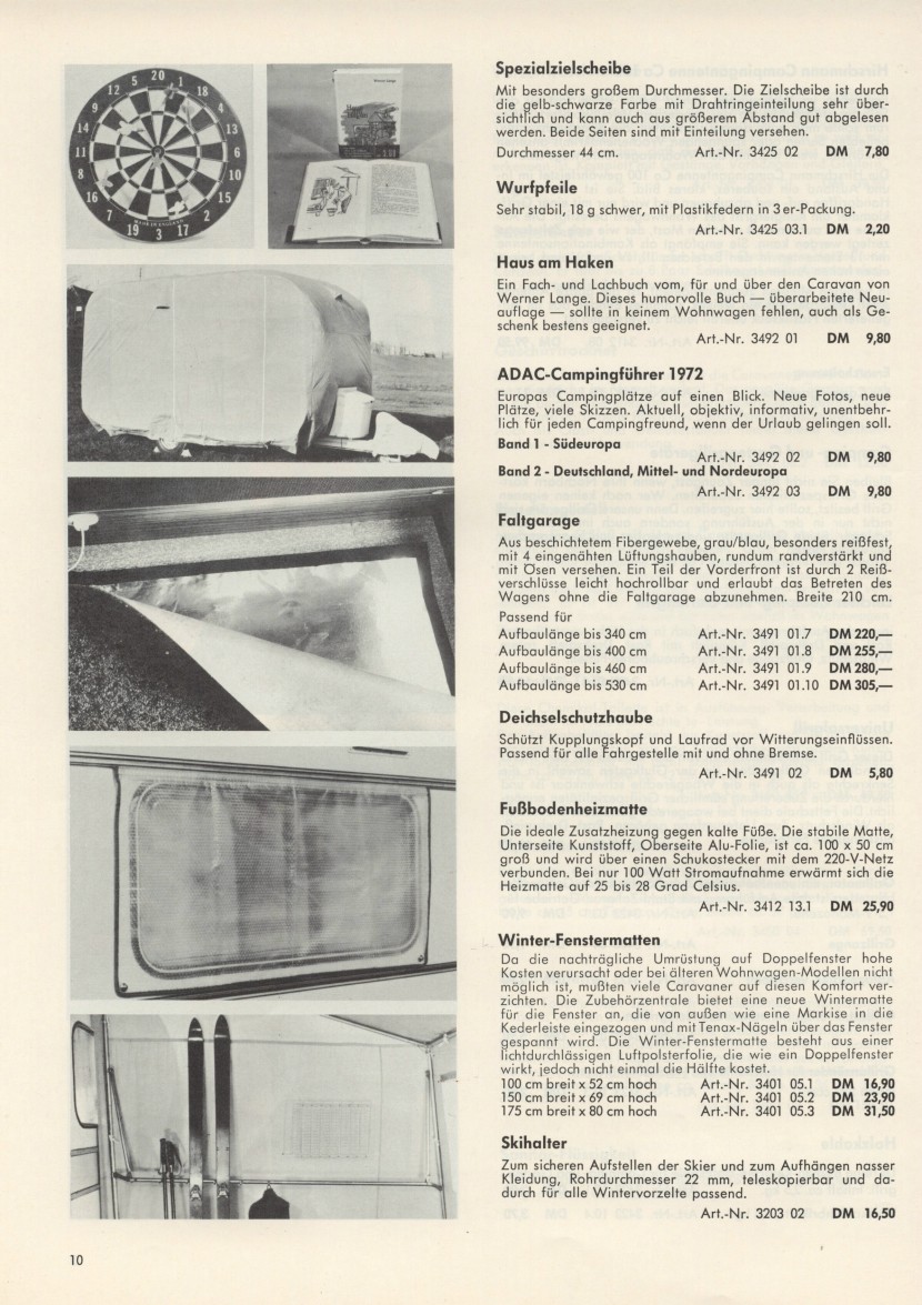 Dethleffs Zubehr 1972 10