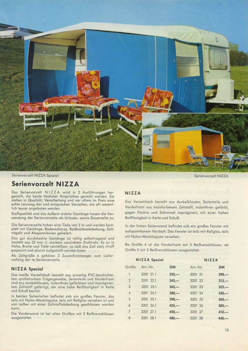 Dethleffs Zubehr 1972 13
