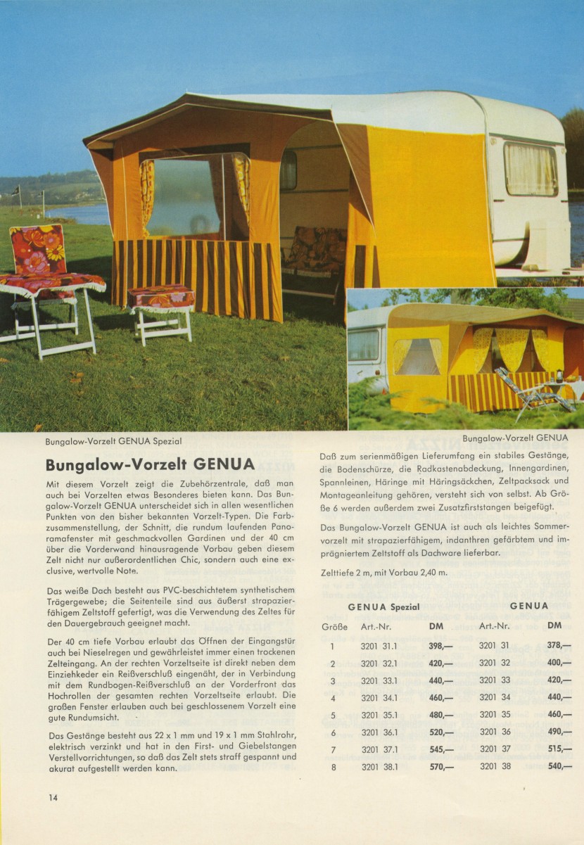 Dethleffs Zubehr 1972 14