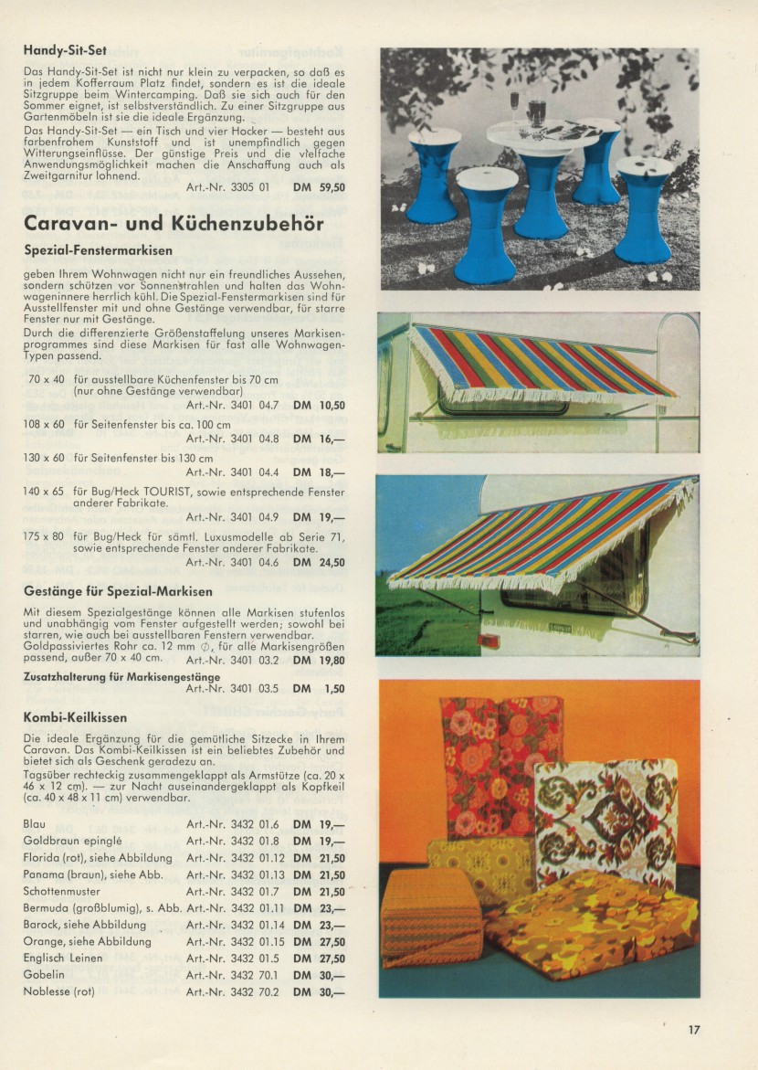 Dethleffs Zubehr 1972 17