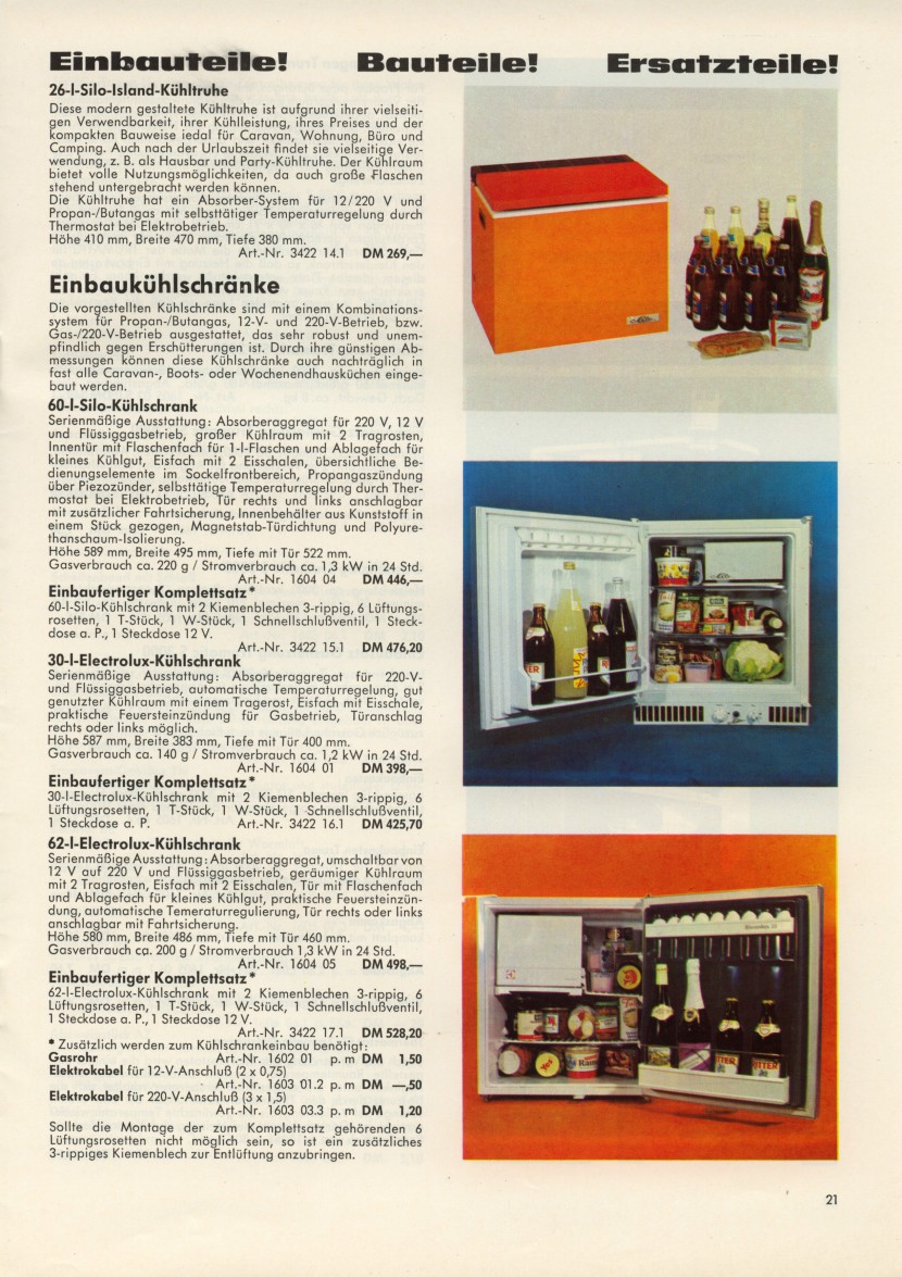 Dethleffs Zubehr 1972 21