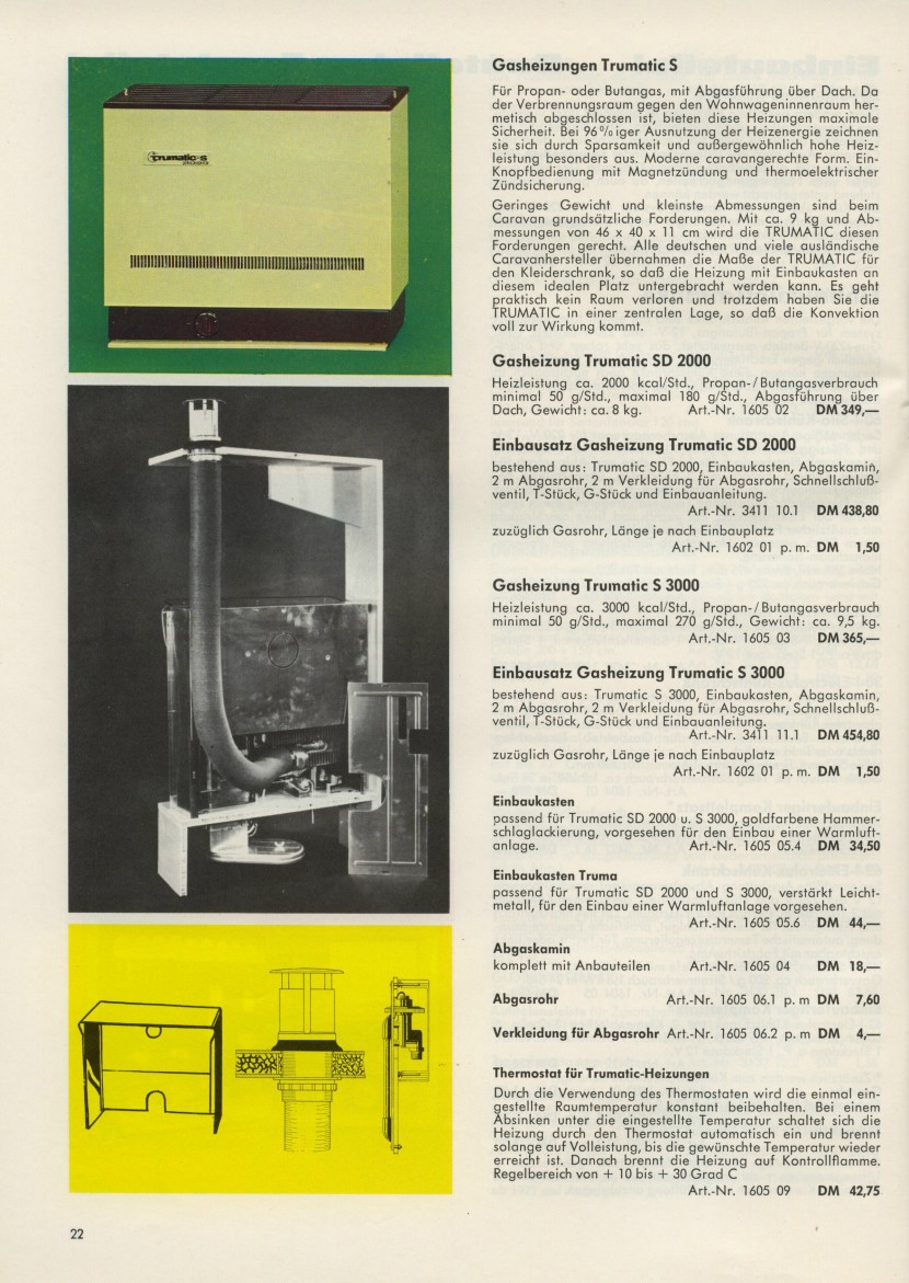 Dethleffs Zubehr 1972 22