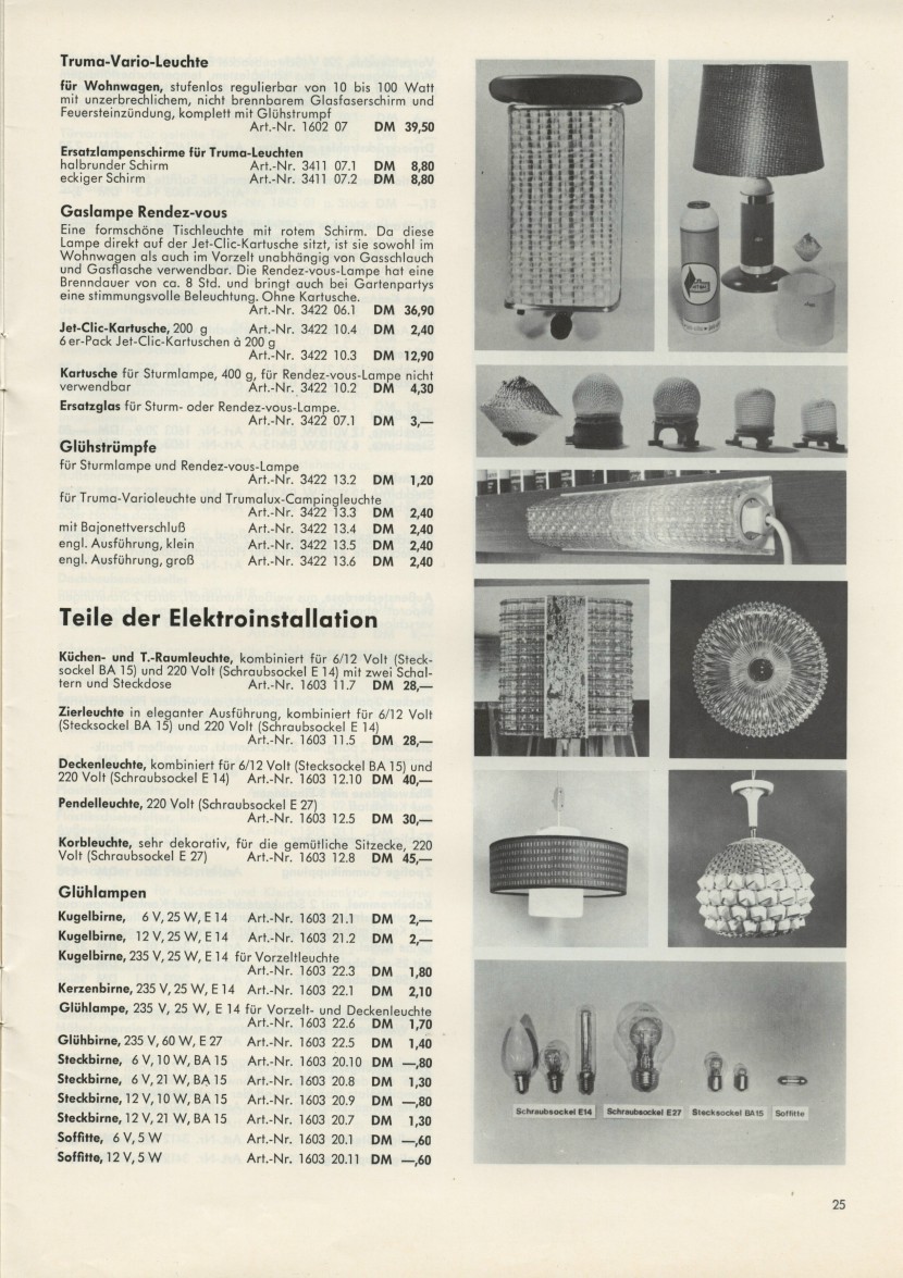 Dethleffs Zubehr 1972 25