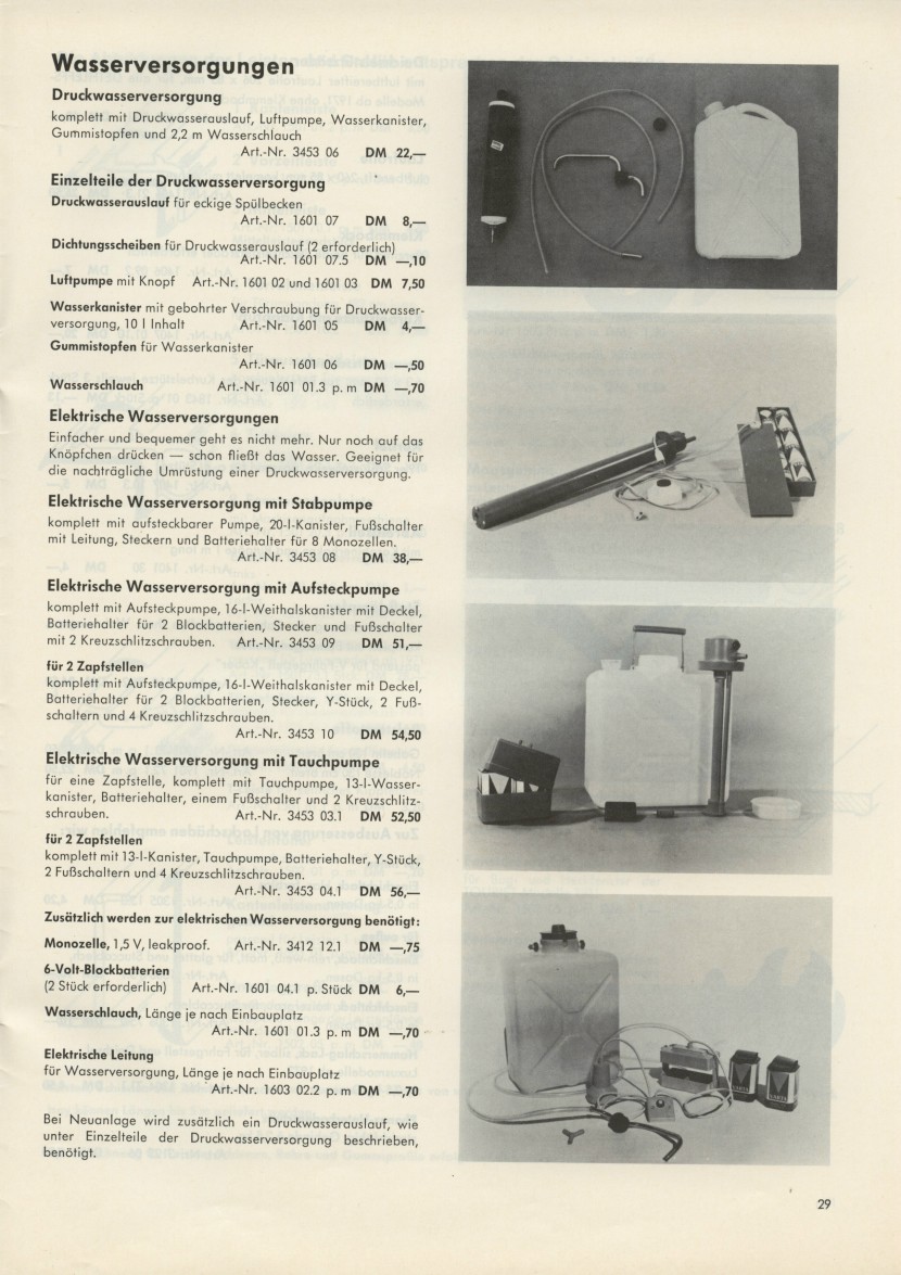 Dethleffs Zubehr 1972 29