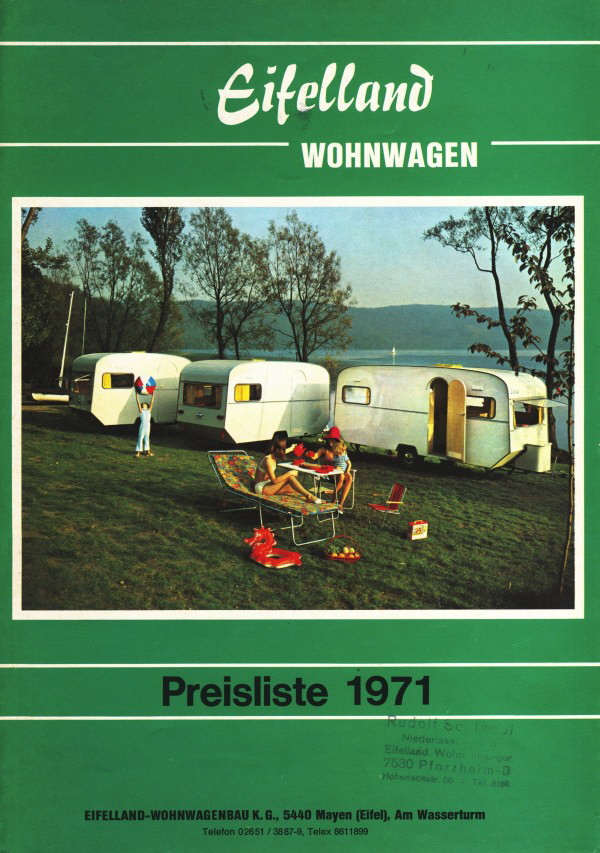 Eifelland 1971 Preisliste 01