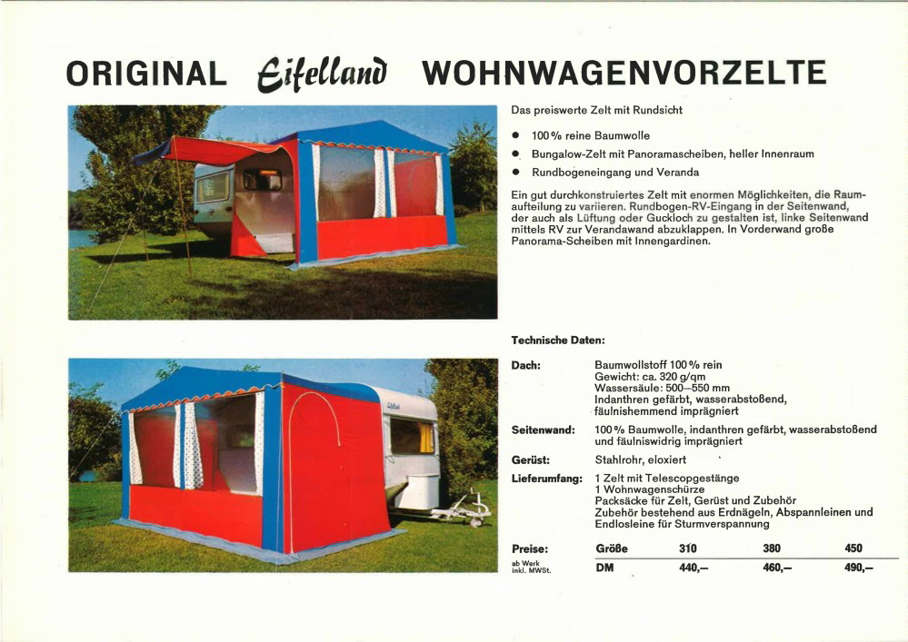 Eifelland Vorzelte 2