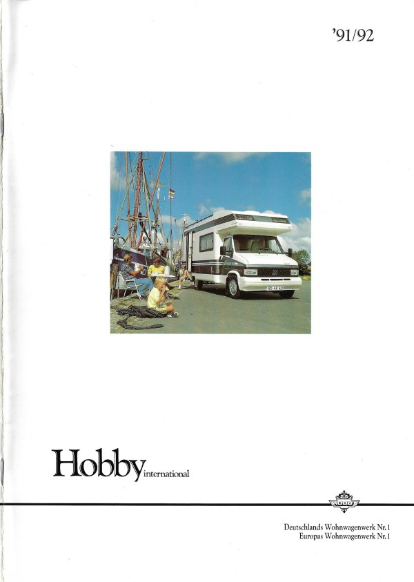 Hobby 1992 WoMo Prospekt Preisliste (1)