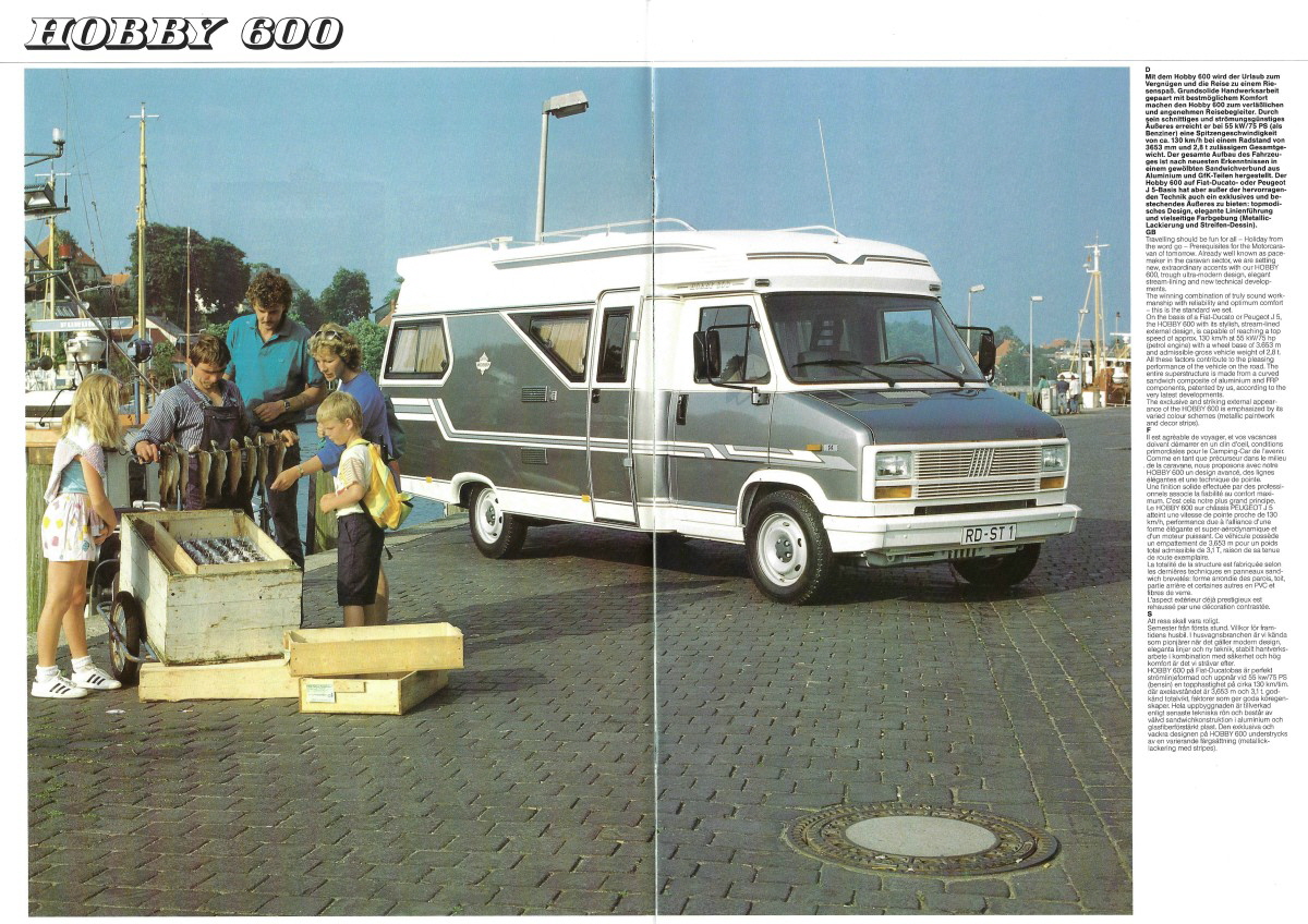 Hobby 1992 WoMo Prospekt Preisliste (3)