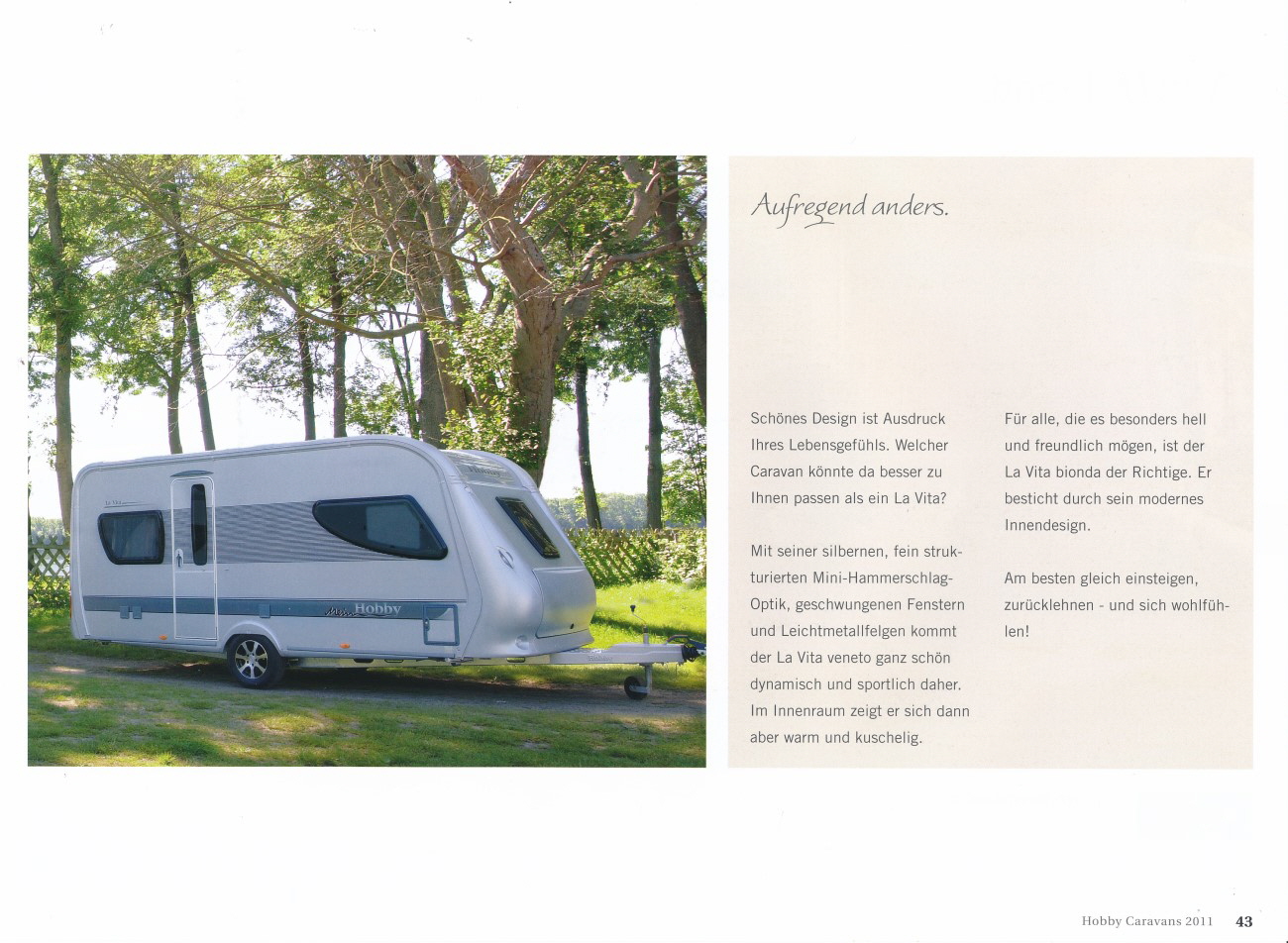 Hobby 2011 Caravan Prospekt 43