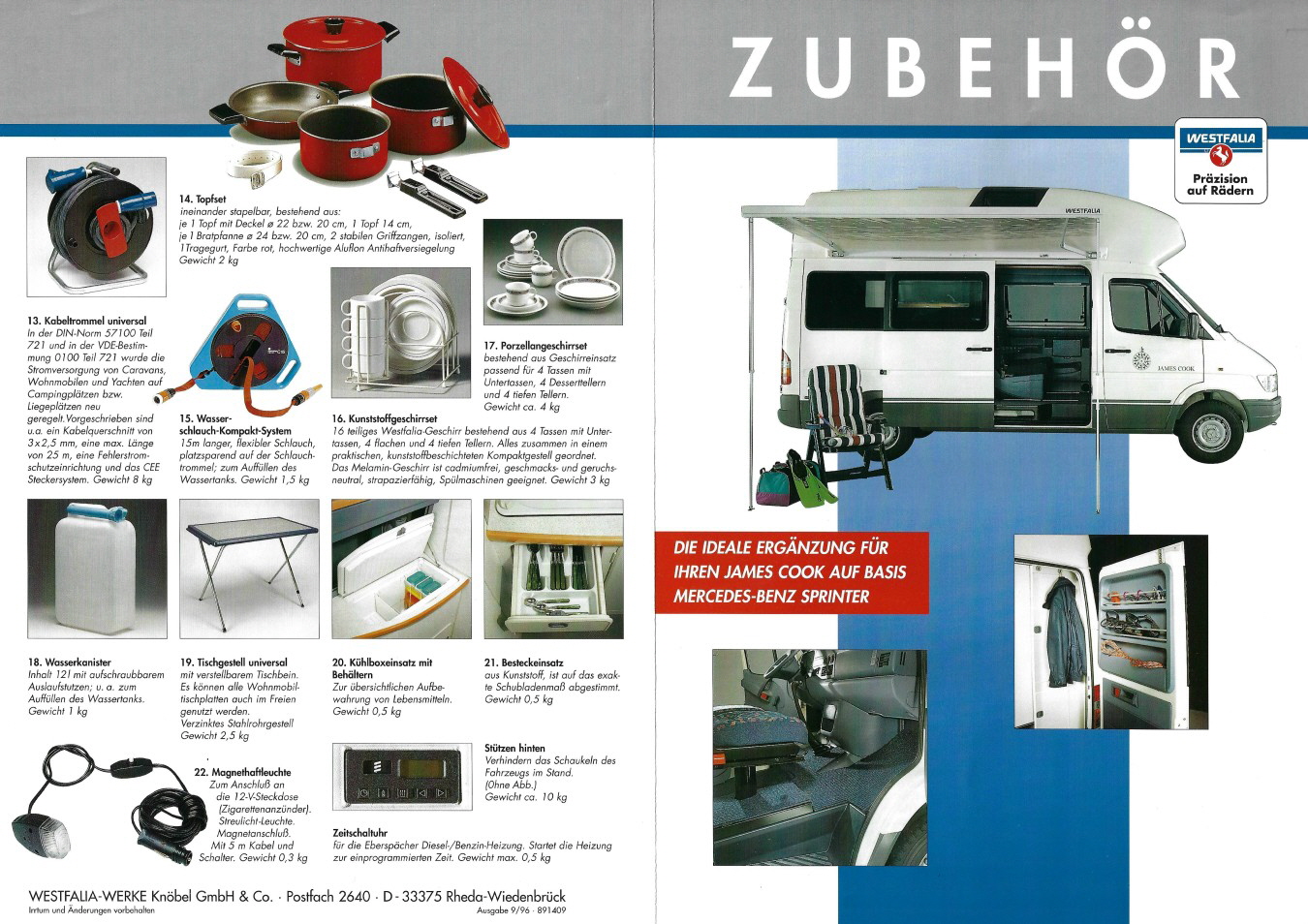 Westfalia 1996 James Cook Zubehr 09-96 (1)