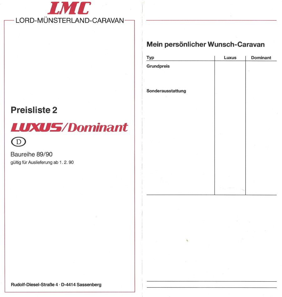 LMC 1990 Preisliste 01