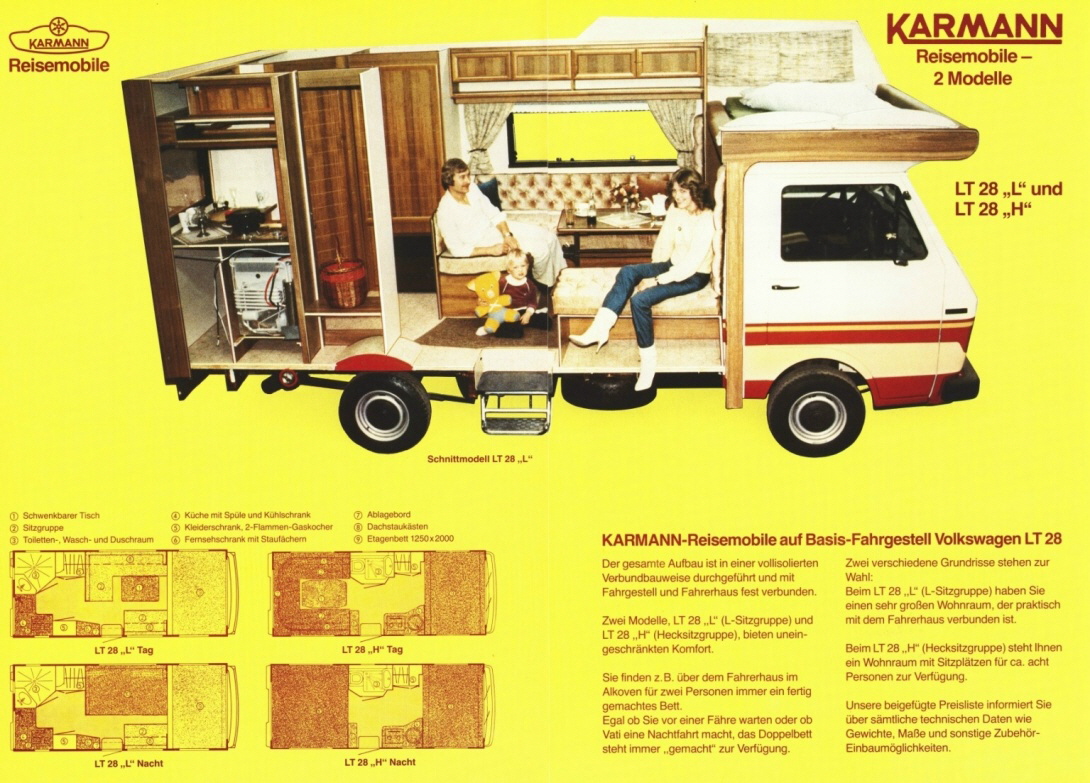 Karmann VW LT 28 L & H 02  03 1984