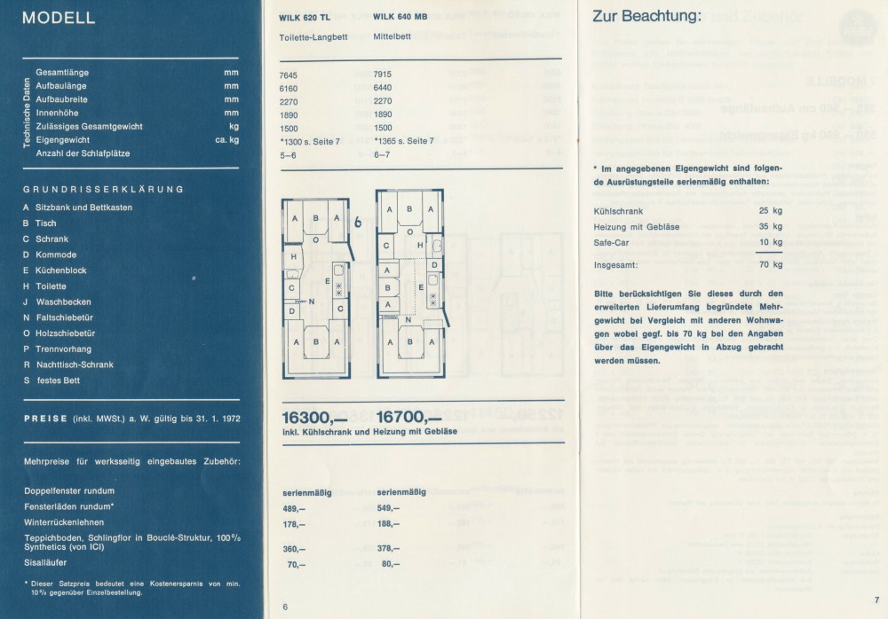 Wilk 1972 Preisliste 06 07